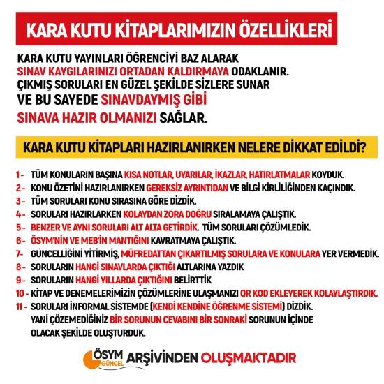 2026 YKS TYT AYT FELSEFE GRUBU Kara Kutu ÖSYM Çıkmış Soru Bankası 4lü Set Dijital Çözümlü