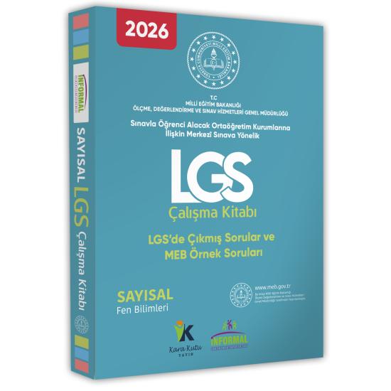 2026 MEB Örnek Soruları LGS Fen Bilimleri Çalışma Kitabı 8.Sınıf RENKLİ Baskı A4 Boyut GÜNCEL