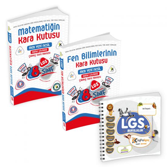 8.Sınıf LGSnin Kara Kutusu SAYISAL PAKET Dijital Çözümlü Soru Bankası  + İnfoKoç Takip Sistemi