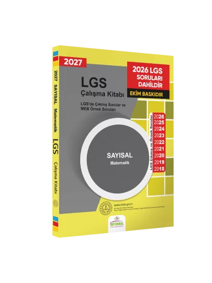 2027 LGS Matematik Çıkmış Sorular Kitabı (A4 Renkli)