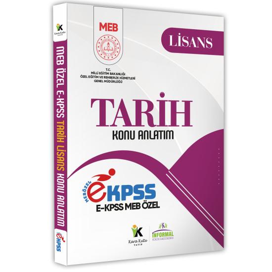 2025 MEB Özel EKPSS Lisans TARİH Konu Anlatımı Kitabı (A4 Büyük Boyutlu Renkli Baskı)