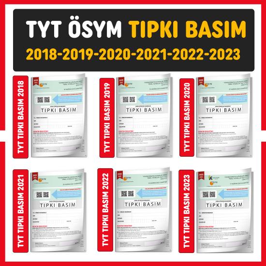 2024 YKS-TYT ÖSYM Çıkmış Soru Tıpkı Basım Türkiye Geneli 6lı Dijital Çözümlü Deneme Seti