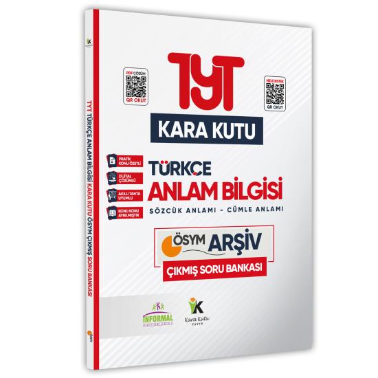 YKS TYT Türkçenin Kara Kutusu ANLAM BİLGİSİ (Sözcük-Cümle) D.Çözümlü Konu Özetli Soru Bankası