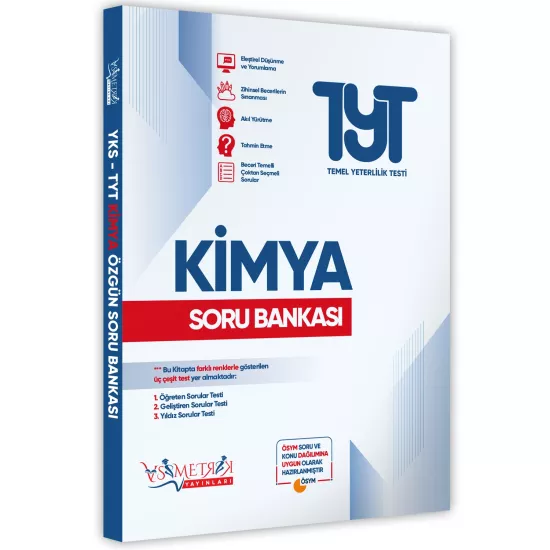 TYT Kimya Özgün Soru Bankası Asimetrik Yayınları 