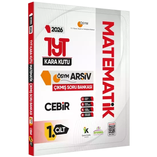 2026 YKS-TYT MATEMATİK Kara Kutusu 1.Cilt CEBİR ÖSYM Çıkmış Soru Bankası Konu Özetli Dijital Çözümlü
