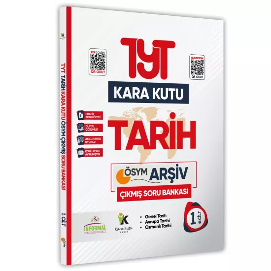 YKS-TYT Tarihin Kara Kutusu 1.ve 2.Cilt D.Çözümlü Konu Ö. ÖSYM Çıkmış Soru Bankası PAKET SETİ