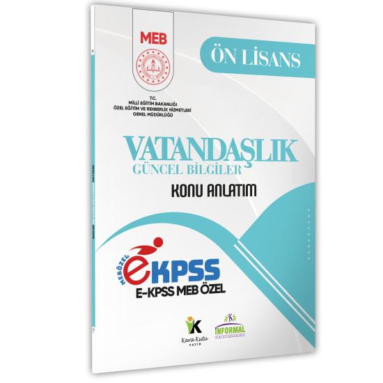 2026 MEB Özel EKPSS Ön Lisans-Ortaöğretim VATANDAŞLIK-Güncel Bilgiler Kitabı(A4 Boyut Renkli Baskı)