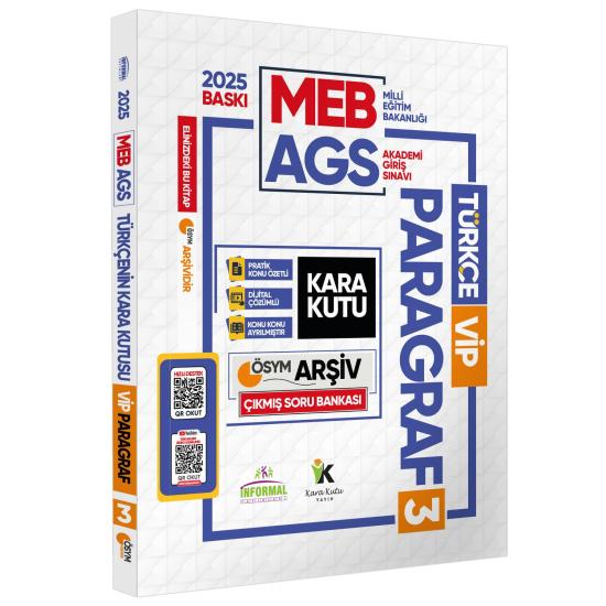 2025 MEB-AGS Türkçenin Kara Kutusu PARAGRAF 3 VİP ÖSYM Çıkmış Soru Havuzu Bankası Video/PDF Çözümlü