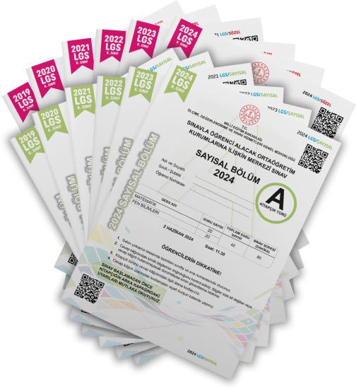 2026 8.Sınıf MEB LGS-İOKBS(BURSLULUK) Çıkmış Soru Tıpkı Basım 15li Deneme Paketi TG Video Çözümlü