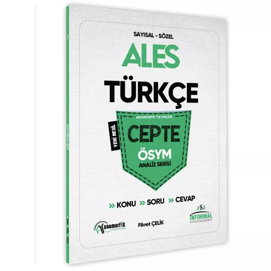 2026 ALES Türkçe Cepte Konu-Soru-Konu-Cevap ÖSYM Analiz Serisi