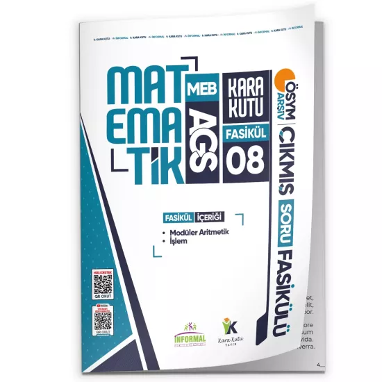 2026 MEB-AGS Matematik Kara Kutu Akademik 8.Fasikül ÖSYM Çıkmış Soru İşlem ve Modüler Aritmetik Set