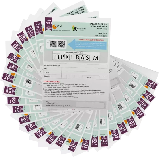 2026 YDS İngilizce ÖSYM Tıpkı Basım Çıkmış Soru Deneme Paketi 28li Dijital Çözümlü Fasikül SETİ