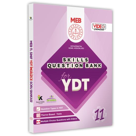 2025 YDT MEBİ İngilizce 11.Sınıf Skills Question Bank (Beceri Temelli Soru Bankası) Video Çözümlü