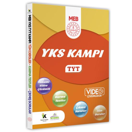 2025 YKS-TYT KAMPI MEBİ Tüm Dersler Soru Bankası Video Çözümlü (A4 Kitap Boyutu-Renkli Baskı)