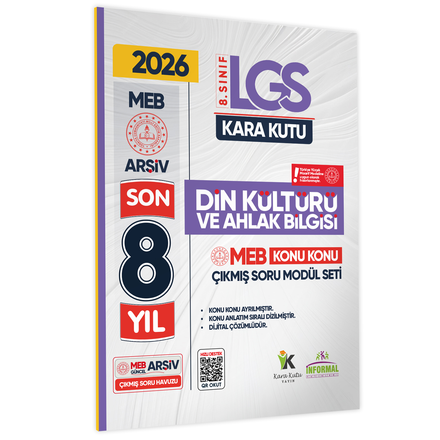 2026 LGS 8.Sınıf DİN KÜLTÜRÜ Karakutu MEB Çıkmış Soru Modülü Video/PDF Çözümlü Konu Konu Son 8 Yıl
