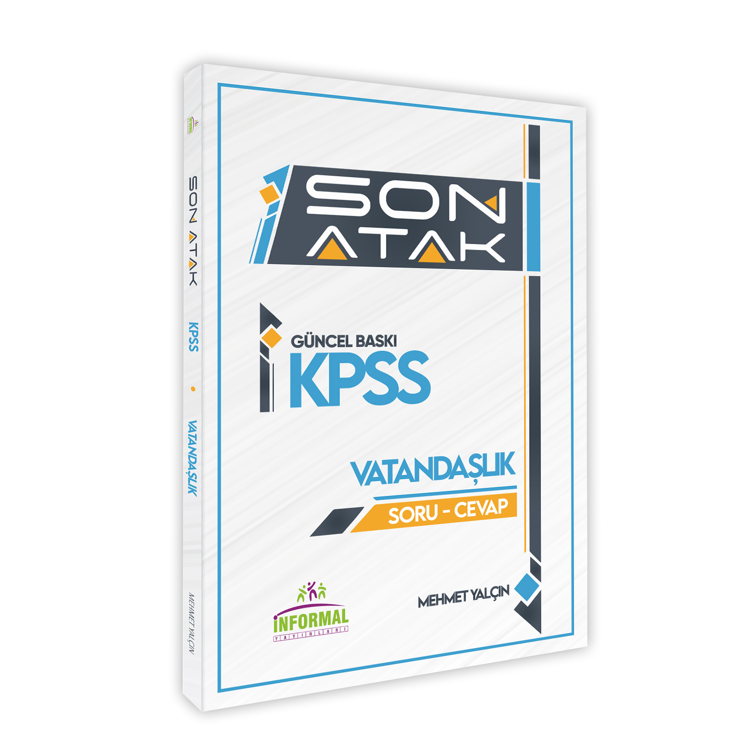 2025 İnformal Yayınları KPSS Vatandaşlık Son Atak SORU-CEVAP Pratik Bilgi CEP BOY Kitabı