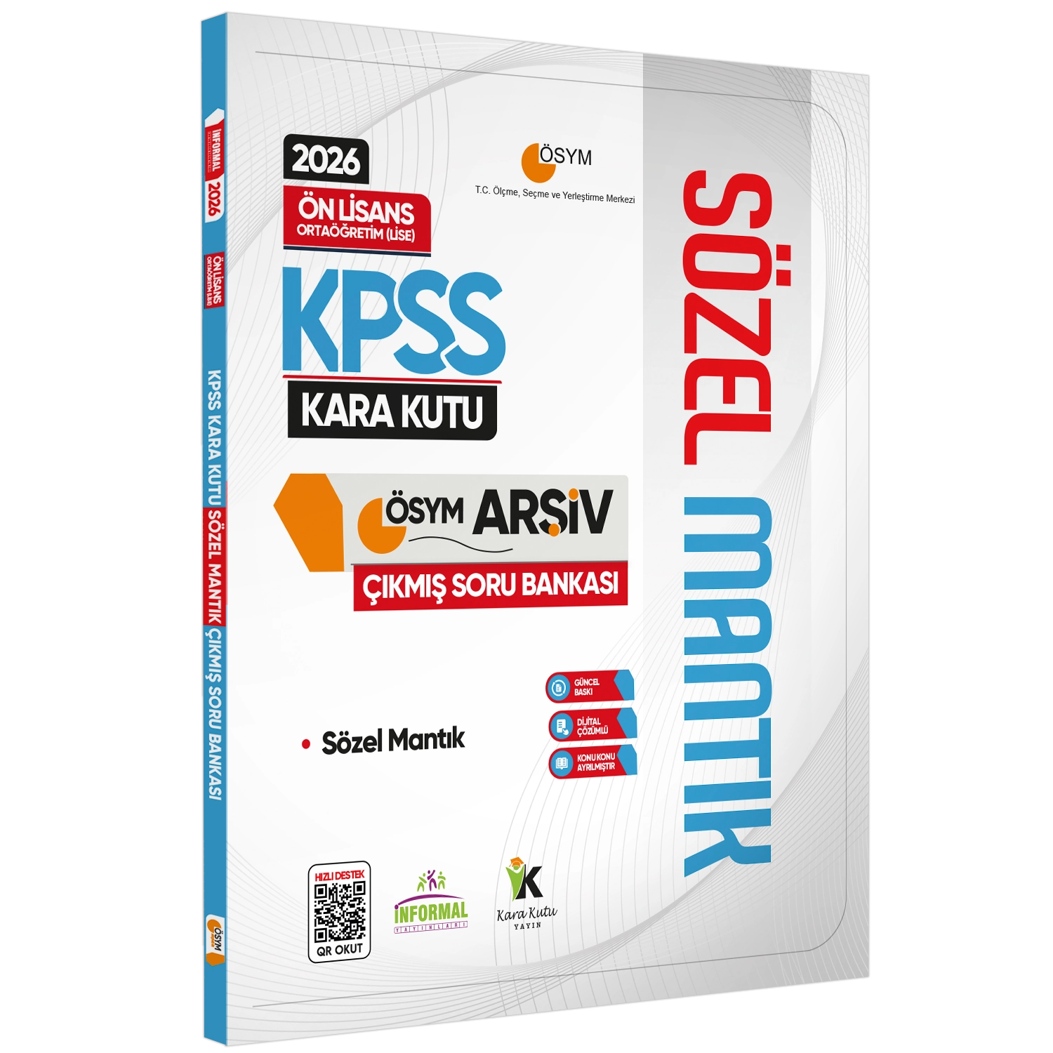 2026 KPSS Önlisans GENEL YETENEK Kara Kutu Soru Bankası ALTIN SET ÖSYM Çıkmış Konu Özeti Çözümlü