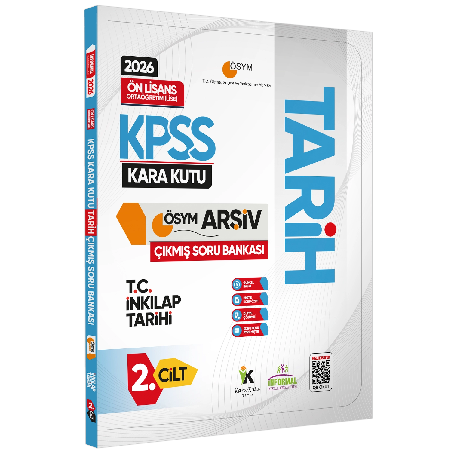2026 KPSS Önlisans ALTIN PAKET GY-GK Kara Kutu ÖSYM Çıkmış Soru Bankası Konu Ö. Dijital Çözümlü SET