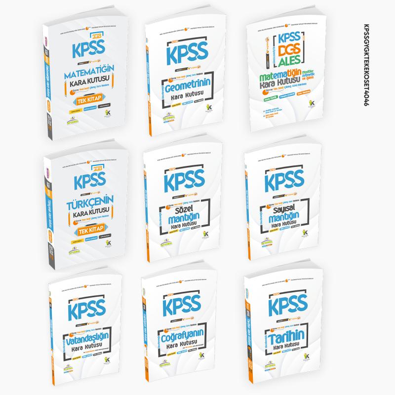 KPSSnin Kara Kutusu Genel Yetenek-Kültür TEK EKONOMİK Set D.Çözümlü Konu Özetli Soru Bankası