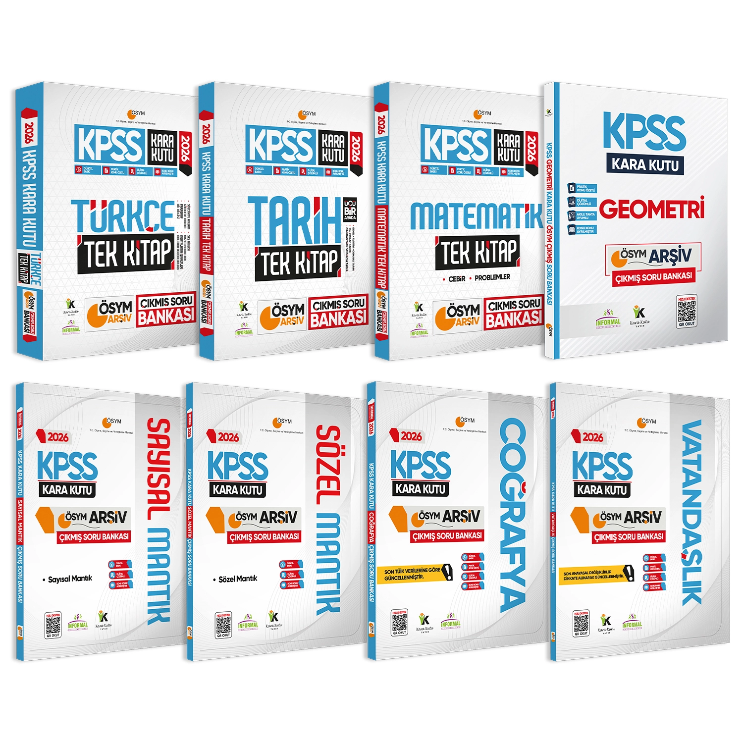 2026 KPSS Kara Kutu GY-GK TEKLİ Kitap EKONOMİK Set Çıkmış Soru Bankası Konu Özetli Dijital Çözümlü