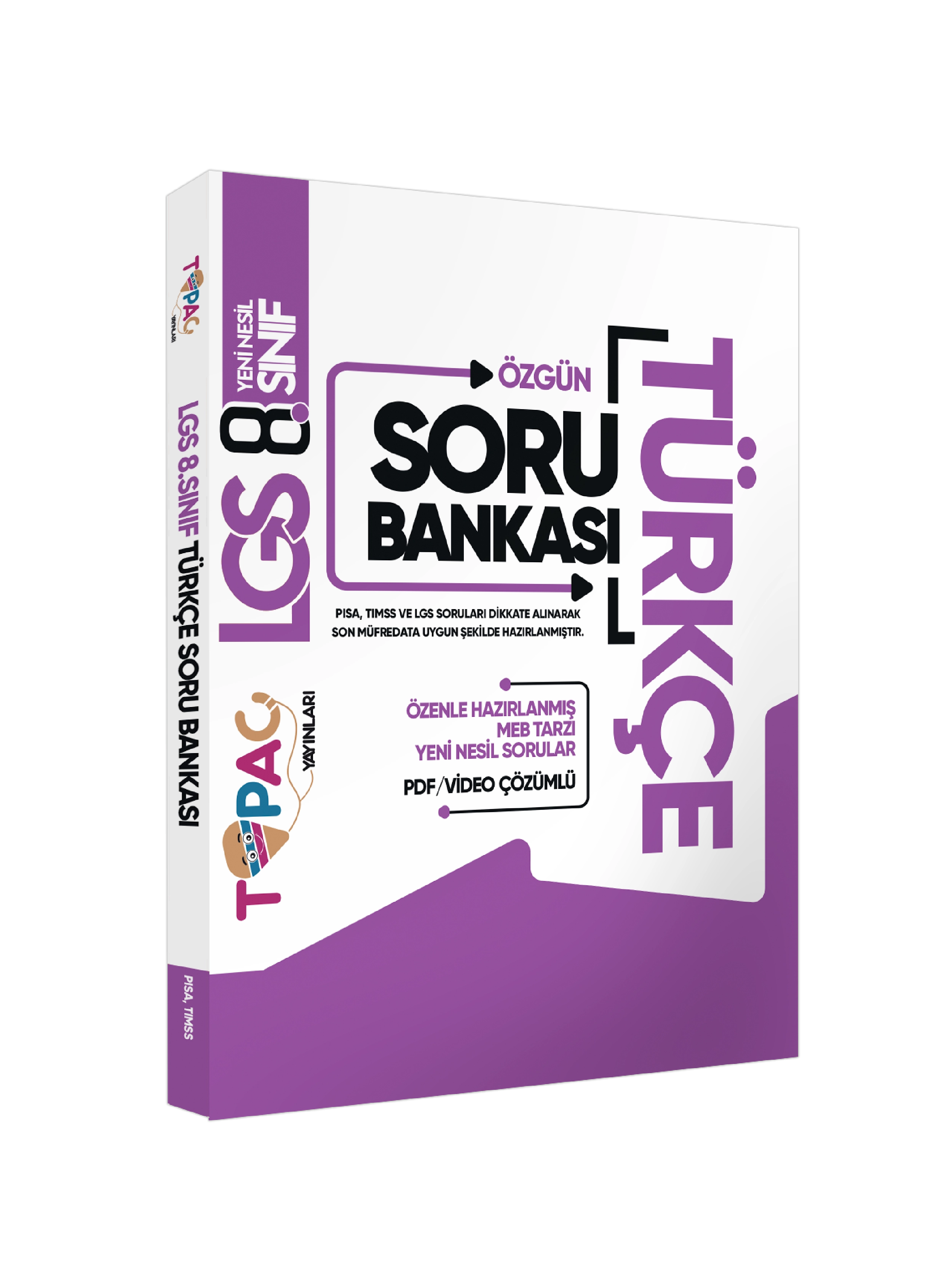 2027 8.Sınıf LGS Topaç Yayınları Türkçe Yeni Nesil Soru Bankası PDF/Video Çözümlü