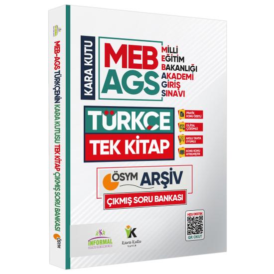 MEB AGS Türkçenin Kara Kutusu TEK KİTAP En Kapsamlı ÖSYM Çıkmış Soru Bankası Özetli Dijital Çözümlü