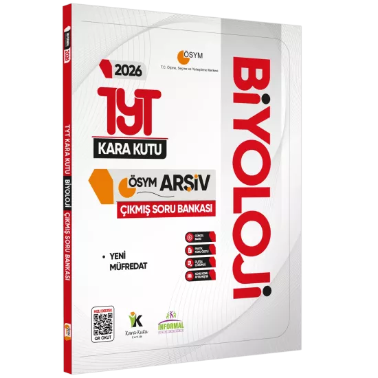 2026 YKS-TYT BİYOLOJİNİN Kara Kutu ÖSYM Çıkmış Soru Havuzu Bankası Konu Özetli Dijital Çözümlü