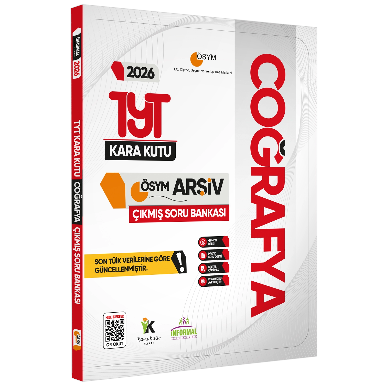2026 TYT Kara Kutu ÖSYM Çıkmış Soru Bankası TM (EŞİT AĞIRLIK) ALTIN SET Konu Özetli Dijital Çözüm