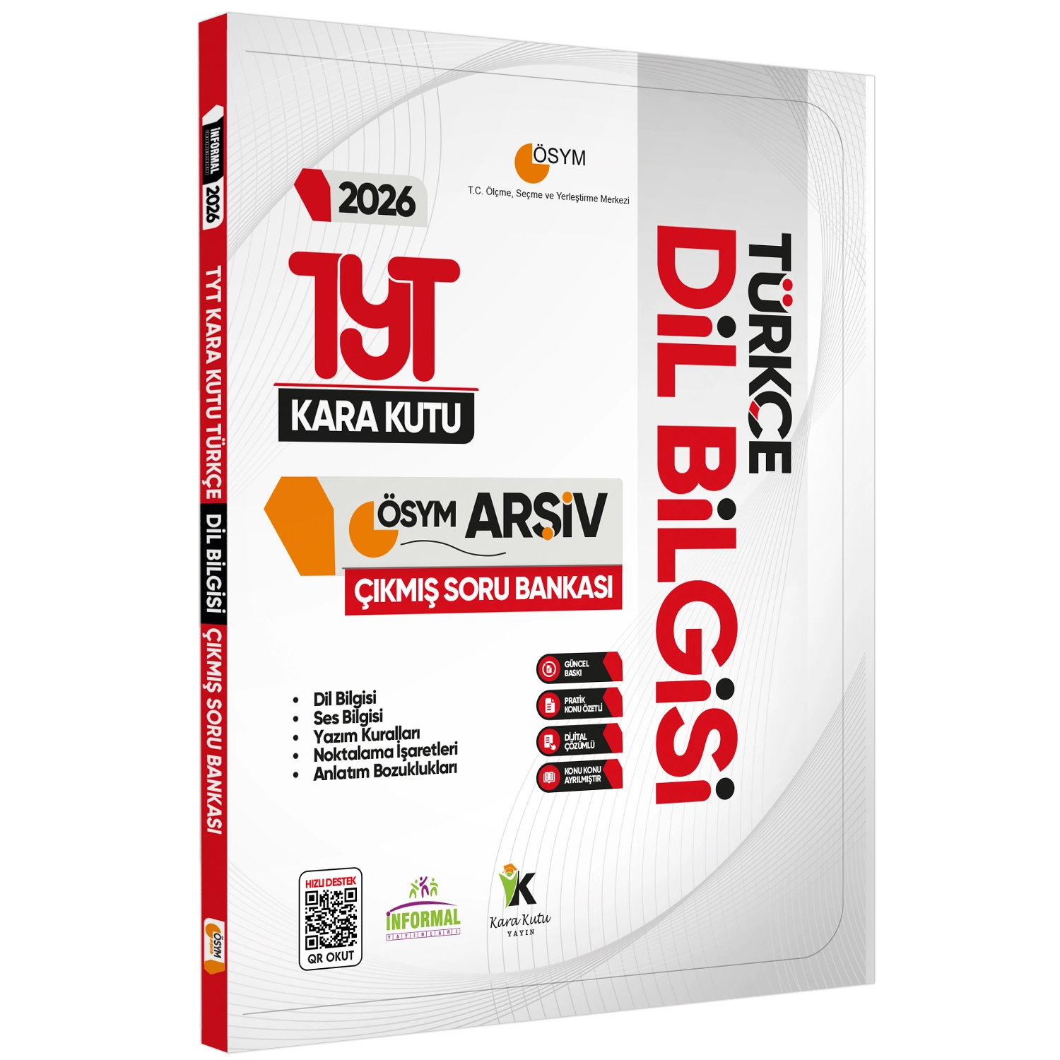 2026 TYT Türkçe Kara Kutu ÖSYM Çıkmış Soru Bankası 5li Altın Set Konu Özetli Dijital Çözümlü