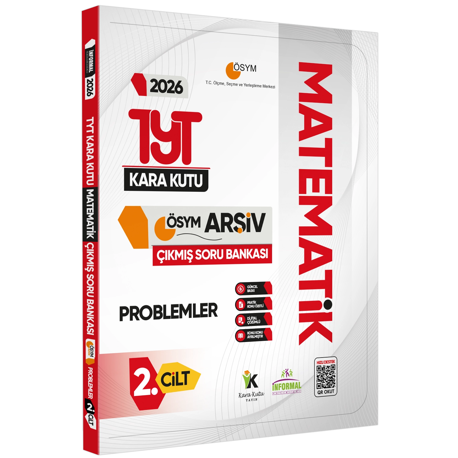 2026 TYT Kara Kutu ÖSYM Çıkmış Soru Bankası TM (EŞİT AĞIRLIK) ALTIN SET Konu Özetli Dijital Çözüm