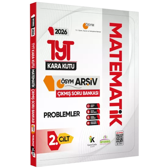 2026 TYT Kara Kutu Matematik 1.-2.Cilt ve Geometri 3lü ÖSYM Çıkmış Soru Bankası Konu Özetli Çözümlü