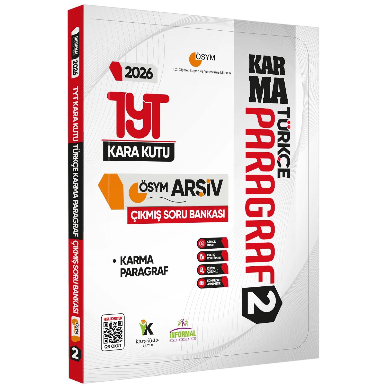2026 TYT Türkçe Kara Kutu ÖSYM Çıkmış Soru Bankası 5li Altın Set Konu Özetli Dijital Çözümlü