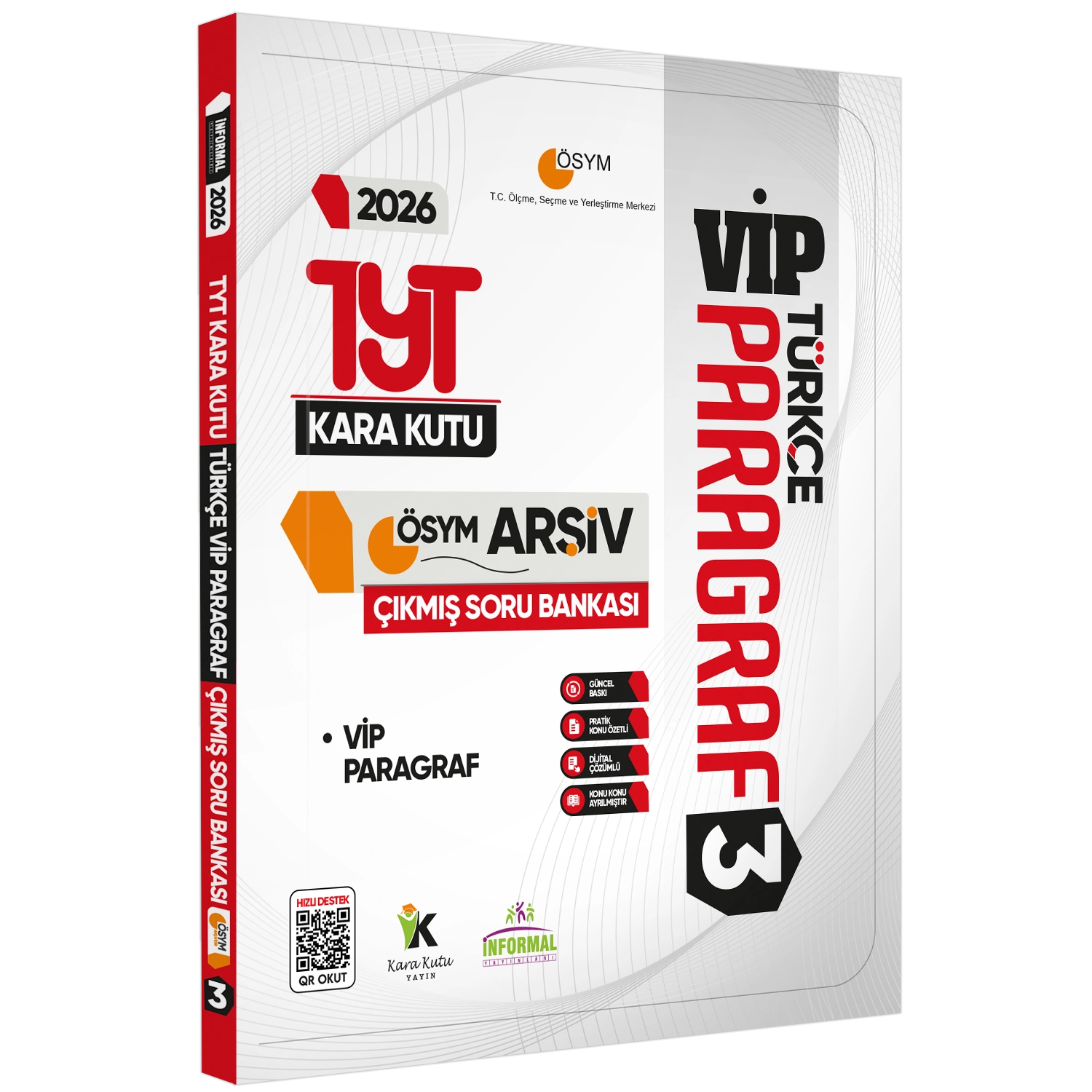 2026 TYT Türkçe Kara Kutu ÖSYM Çıkmış Soru Bankası 5li Altın Set Konu Özetli Dijital Çözümlü