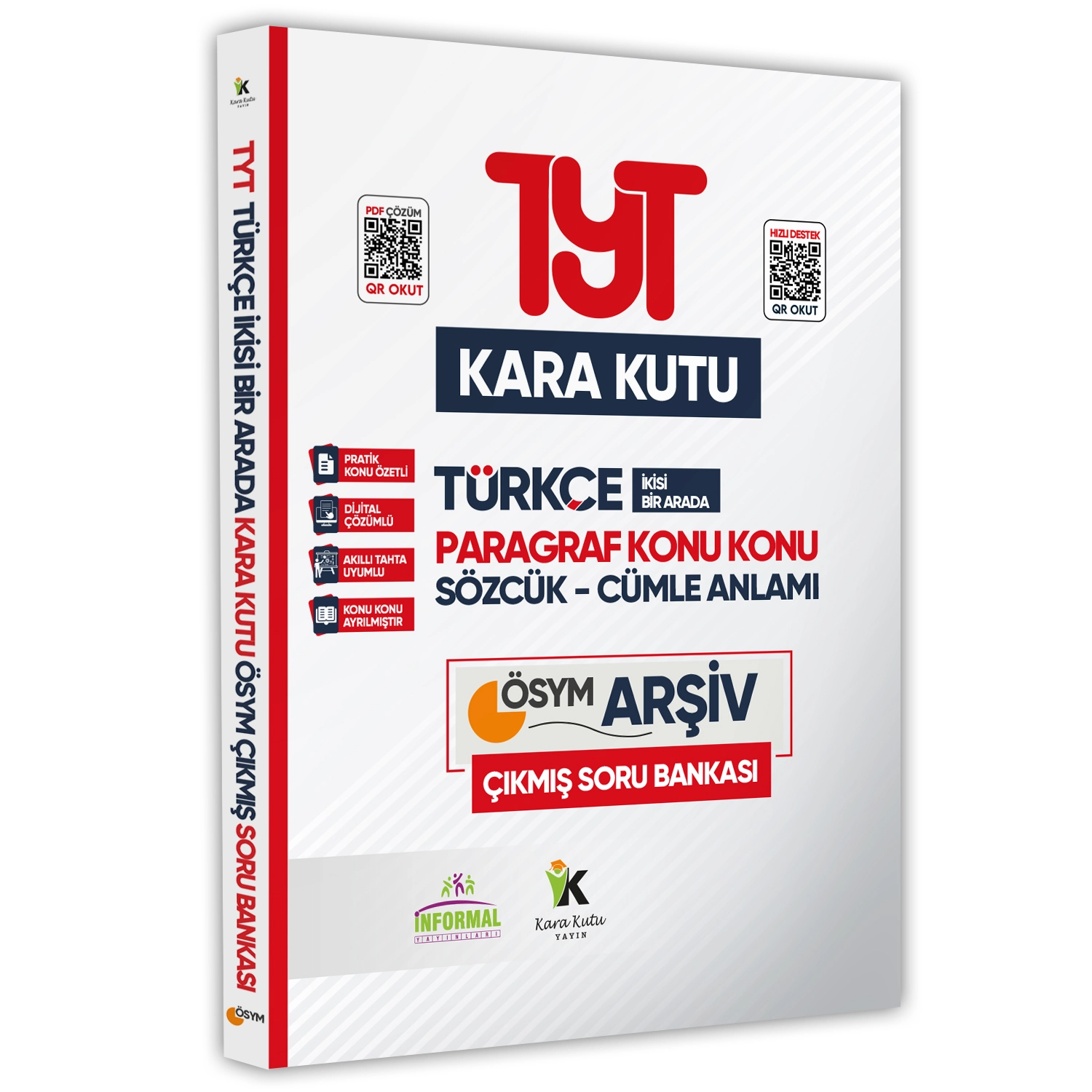YKS-TYTnin Kara Kutusu SÖZEL ALTIN PAKET SET Konu Ö.Dijital Çözümlü ÖSYM Çıkmış Soru Bankası