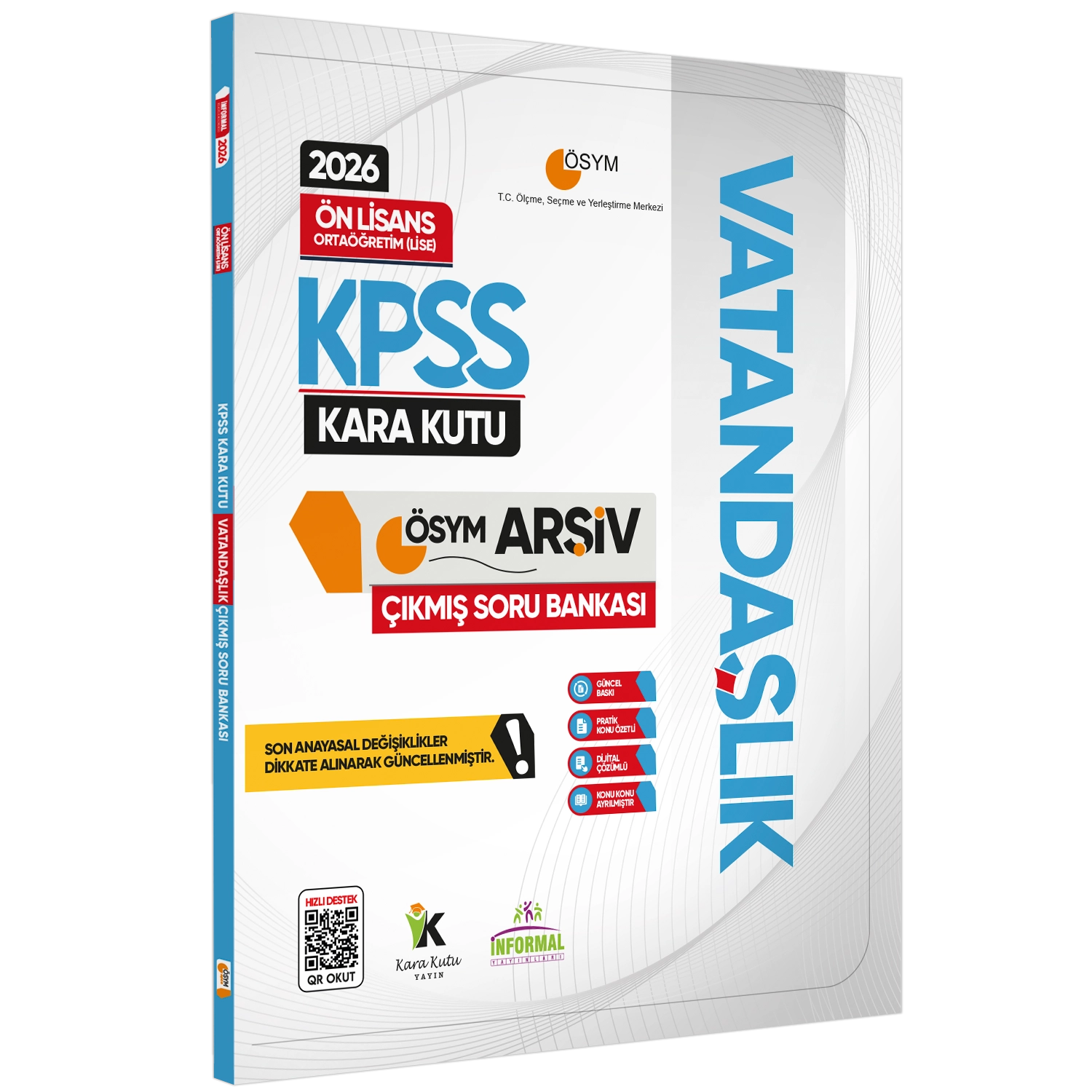 2026 KPSS Önlisans GK Kara Kutu TEKLİ KİTAP SET ÖSYM Çıkmış Soru Bankası Konu Özetli Dijital Çözümlü