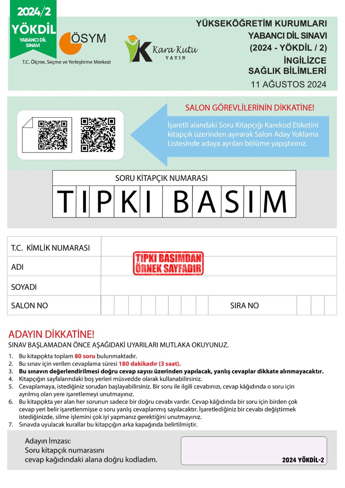 2025%20YÖKDİL%20İngilizce%20SAĞLIK%20BİLİMLERİ%20ÖSYM%20Çıkmış%20Soru%20Tıpkı%20Basım%20Deneme%20Paketi%206lı%20Türkiye%20Geneli