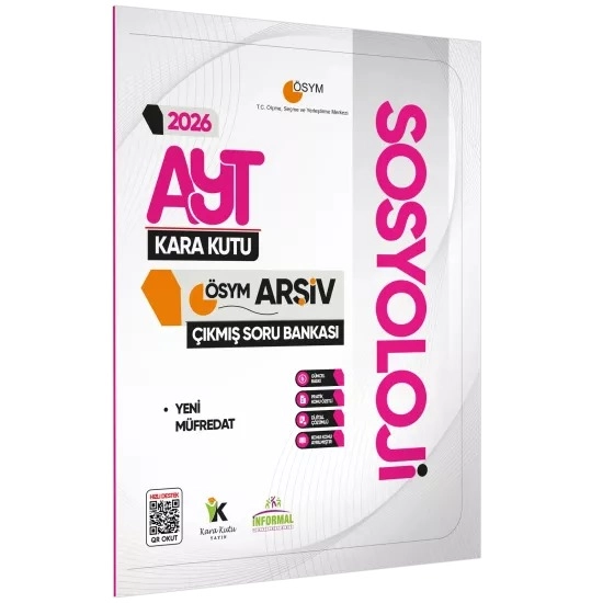 2026 YKS AYT SOSYOLOJİ Kara Kutu ÖSYM Çıkmış Soru Havuzu Bankası Dijital Çözümlü