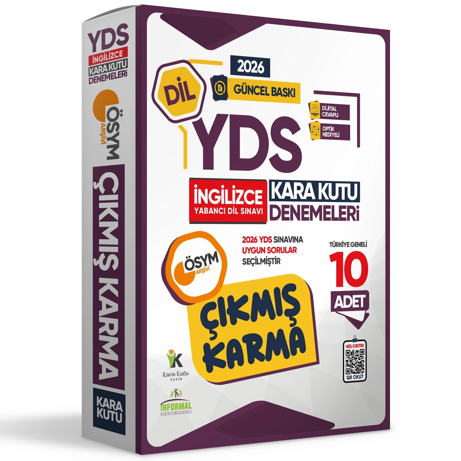 2026 YDS İNGİLİZCE ÖSYM Çıkmış Soru 12li Tıpkı Basım ve Çıkmış Karma 10lu Deneme 2li Set TG Çözümlü