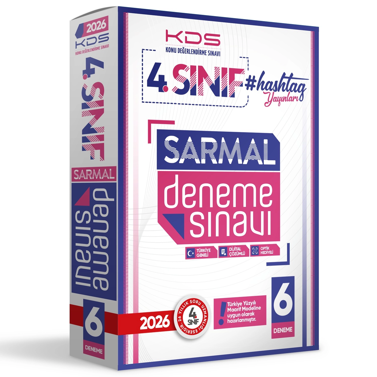 2026 4.Sınıf #hashtag Kazanım Değerlendirme Sınavı 6lı SARMAL Deneme Paketi Türkiye Geneli