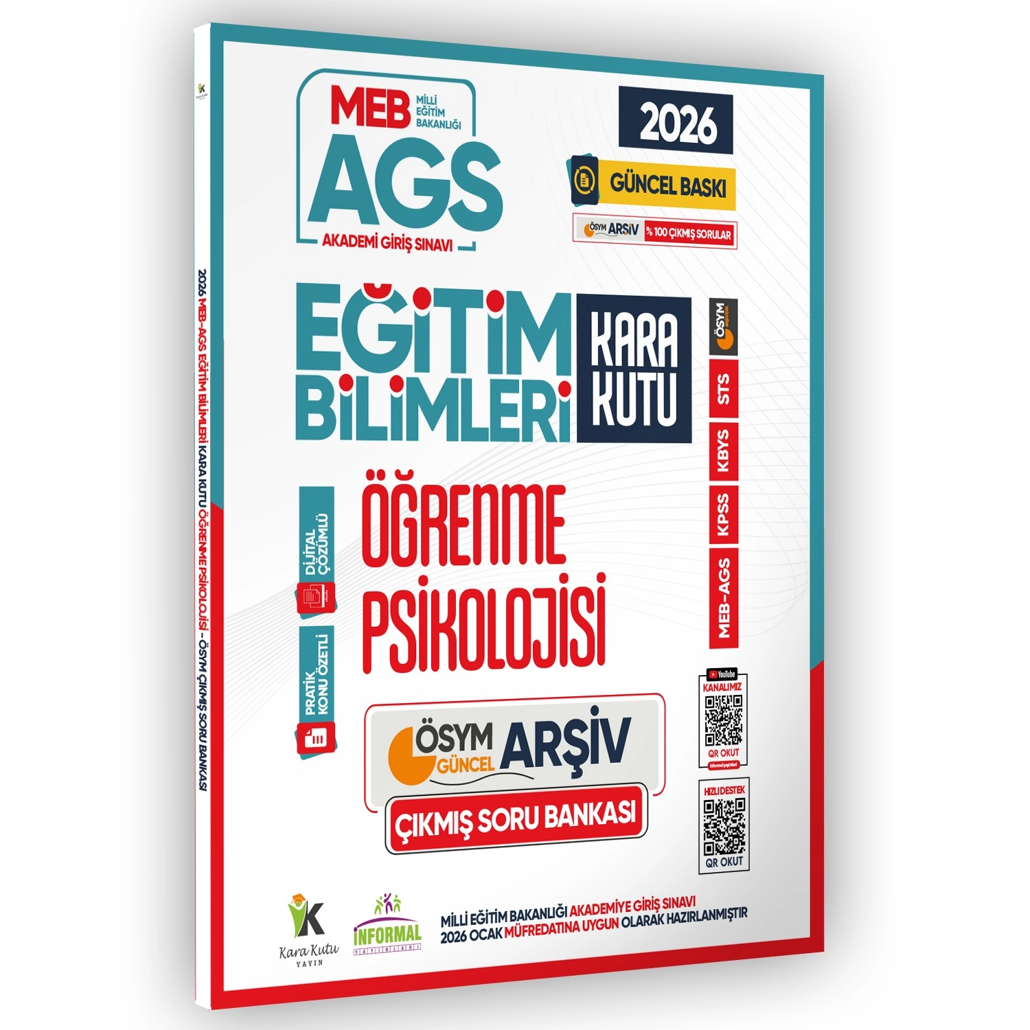 2026 MEB AGS Eğitim Bilimlerinin Kara Kutusu Çıkmış Soru Bankası 6lı Modül Set Konu Özetli Çözümlü