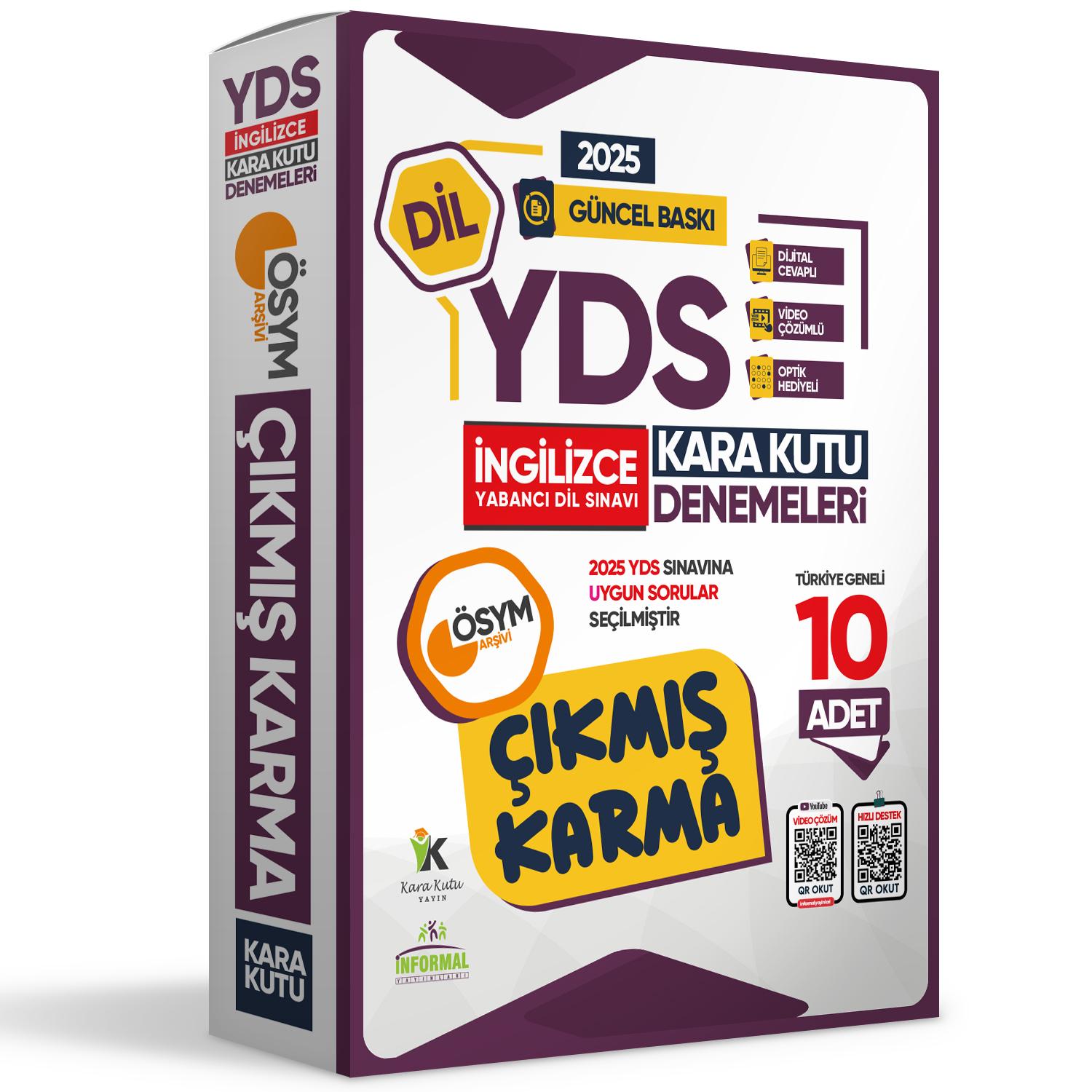 2025%20YDS%20İNGİLİZCE%20ÖSYM%20Çıkmış%20Karma%20Kara%20Kutu%20Deneme%20Paketi%2010lu%20Türkiye%20Geneli%20Video%20Çözümlü