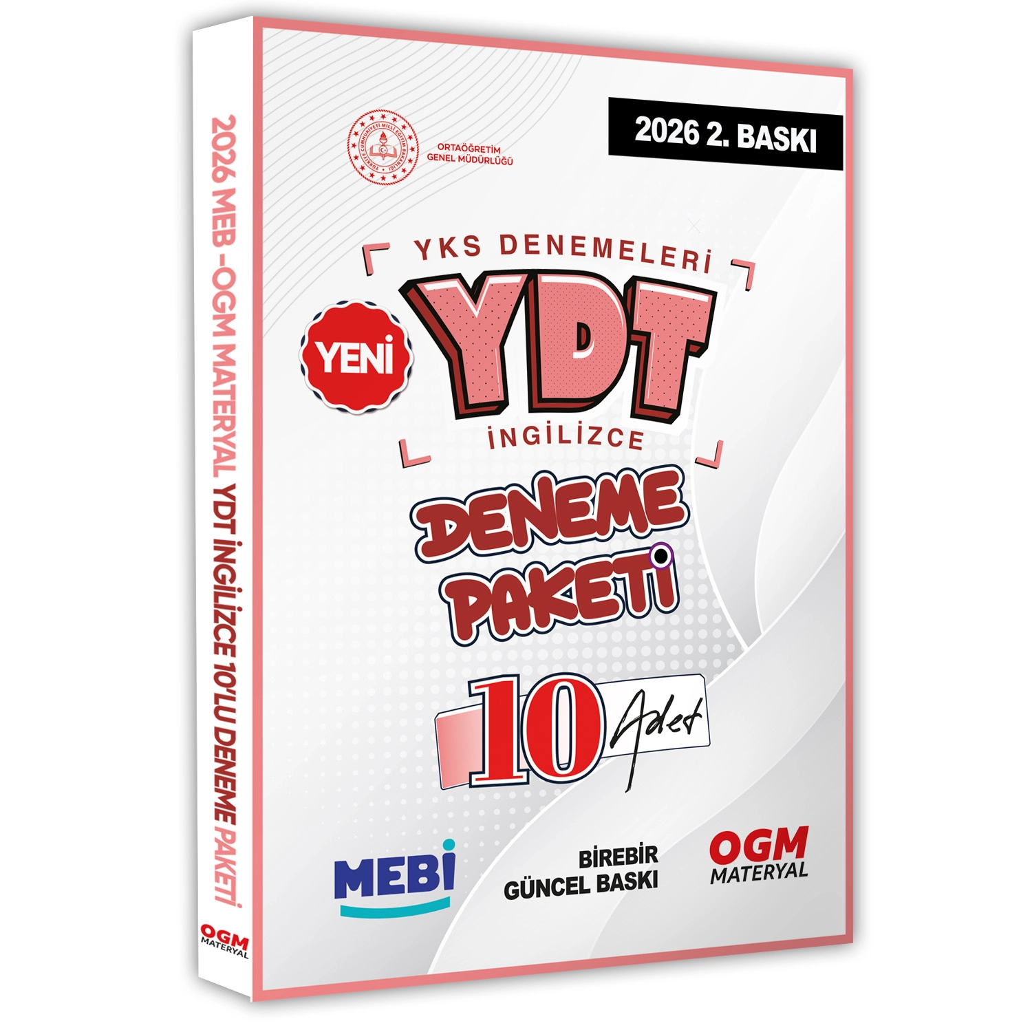 YKS-YDT İngilizce MEBİ OGM Deneme Paketi Güncel 10lu Fasikül (Deneme Paketi) BASKI ÜCRETİ