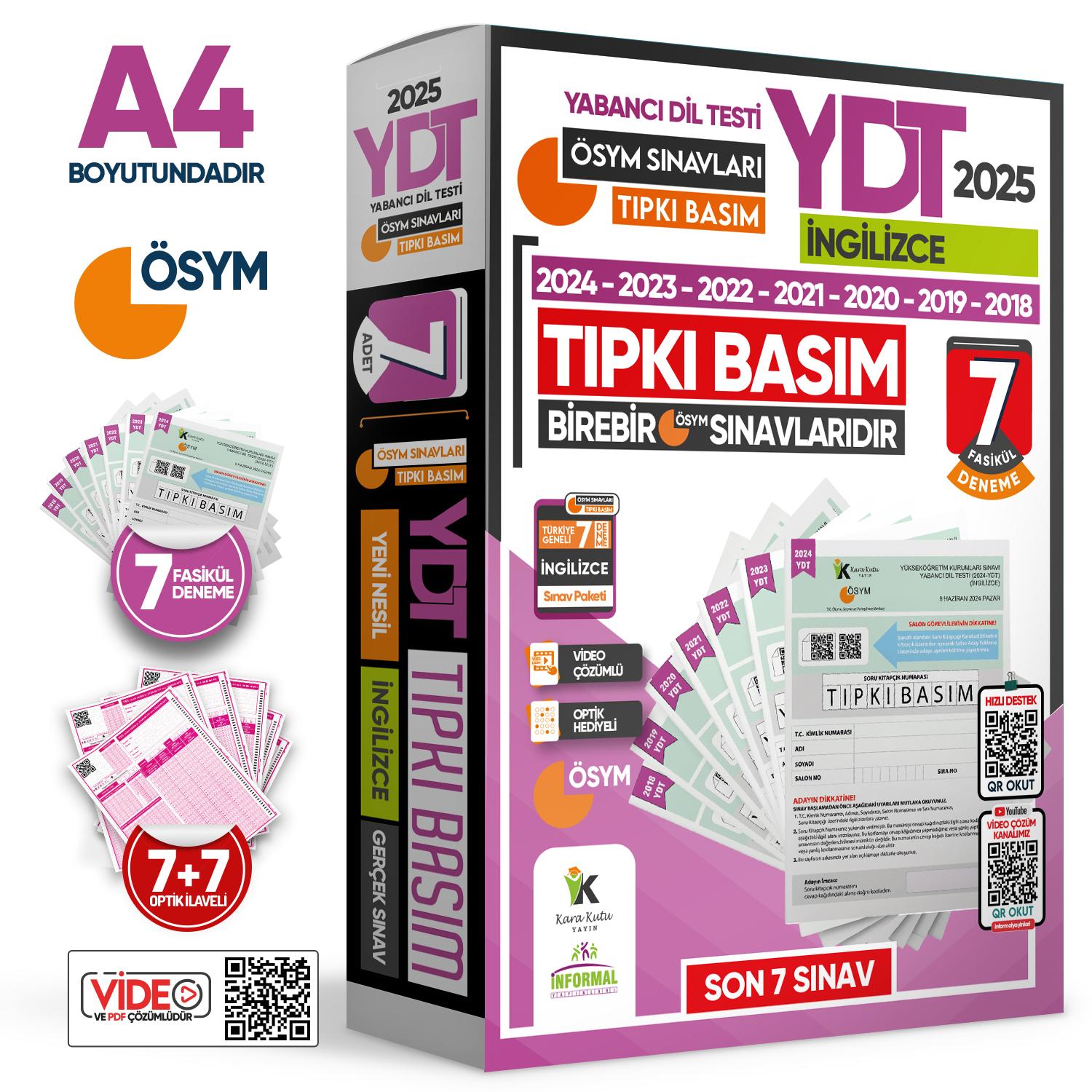 2025%20YKS%20YDT%20İngilizce%20ÖSYM%20Çıkmış%20Soru%20Tıpkı%20Basım%207li%20Deneme%20Paketi%20Türkiye%20Geneli%20Video%20Çözümlü
