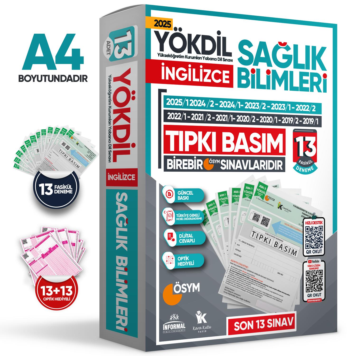 2025%20YÖKDİL%20İngilizce%20SAĞLIK%20BİLİMLERİ%20ÖSYM%20Çıkmış%20Soru%20Tıpkı%20Basım%20Paket%20Deneme%2013lü%20Türkiye%20Geneli