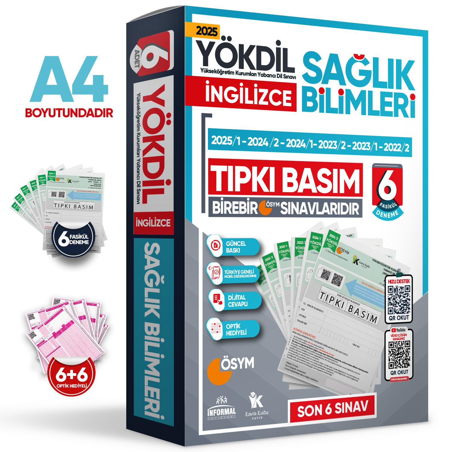 2025%20YÖKDİL%20İngilizce%20SAĞLIK%20BİLİMLERİ%20ÖSYM%20Çıkmış%20Soru%20Tıpkı%20Basım%20Deneme%20Paketi%206lı%20Türkiye%20Geneli